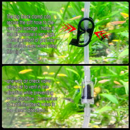 CO₂ Level Indicator Reagent for Aquarium Fish Tank Test Kits Glass Aquarium Water C02 Drop Checker Container DIY CO2 Reactor Bottle caps Kits and so on