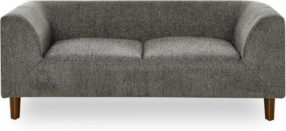 Pet Sofa Suitable for Small and Medium Dogs, Modern Elevated Dog Couch with Backrest and Armrests,Soft Cushion Comfortable Dog Sofa Bed for Small Spaces (Dark Grey)