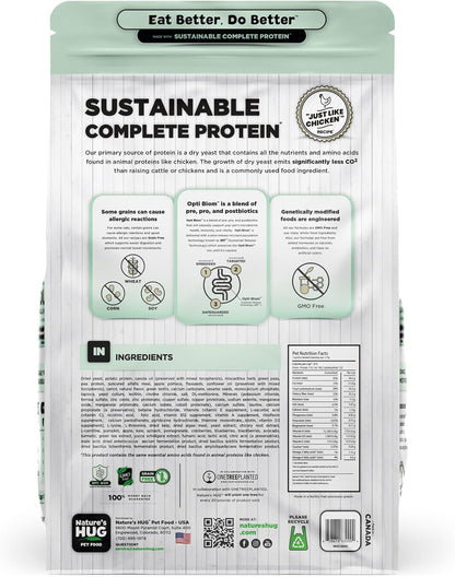 Nature's HUG Hypoallergenic Dry Cat Food for Adult Hairball & Wellness – Complete & Balanced Nutrition, Sensitive Stomach Support, High-Protein, Grain Free – 4lb