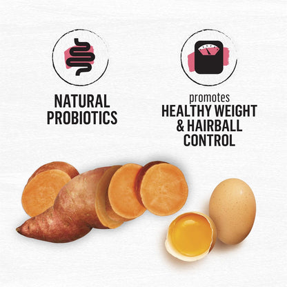 Purina Beyond Natural Grain Free Dry Cat Food Simply Indoor Salmon, Egg and Sweet Potato Recipe - 11 lb. Bag