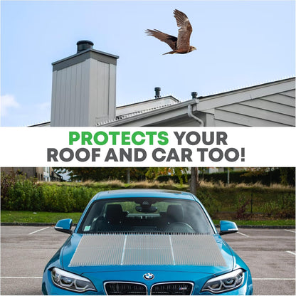 Petfolio 12 Pack Scat Mat for Cats - 16 x 13 Inch Cat Spike Mat with 1 Inch Spike is A Perfect Pet Training Mat Device for Cat Repellent Indoor & Outdoor to Deter Cats & Other Animals for All Seasons