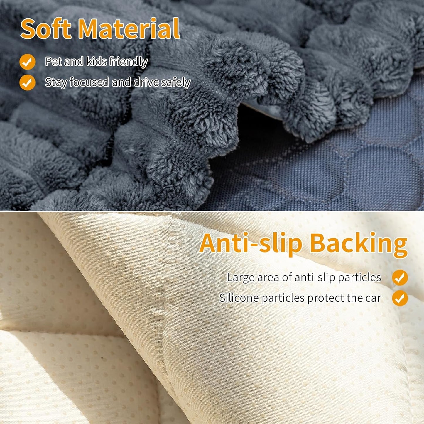 Sofa Couch Cover, Sofa Covers for Dogs Washable, Non-Slip Striped Sofa Slipcovers for Sectional Sofa, Sofa Cover Furniture Protector for L Shaped(1pc, Dark Grey, 24.8"×54")