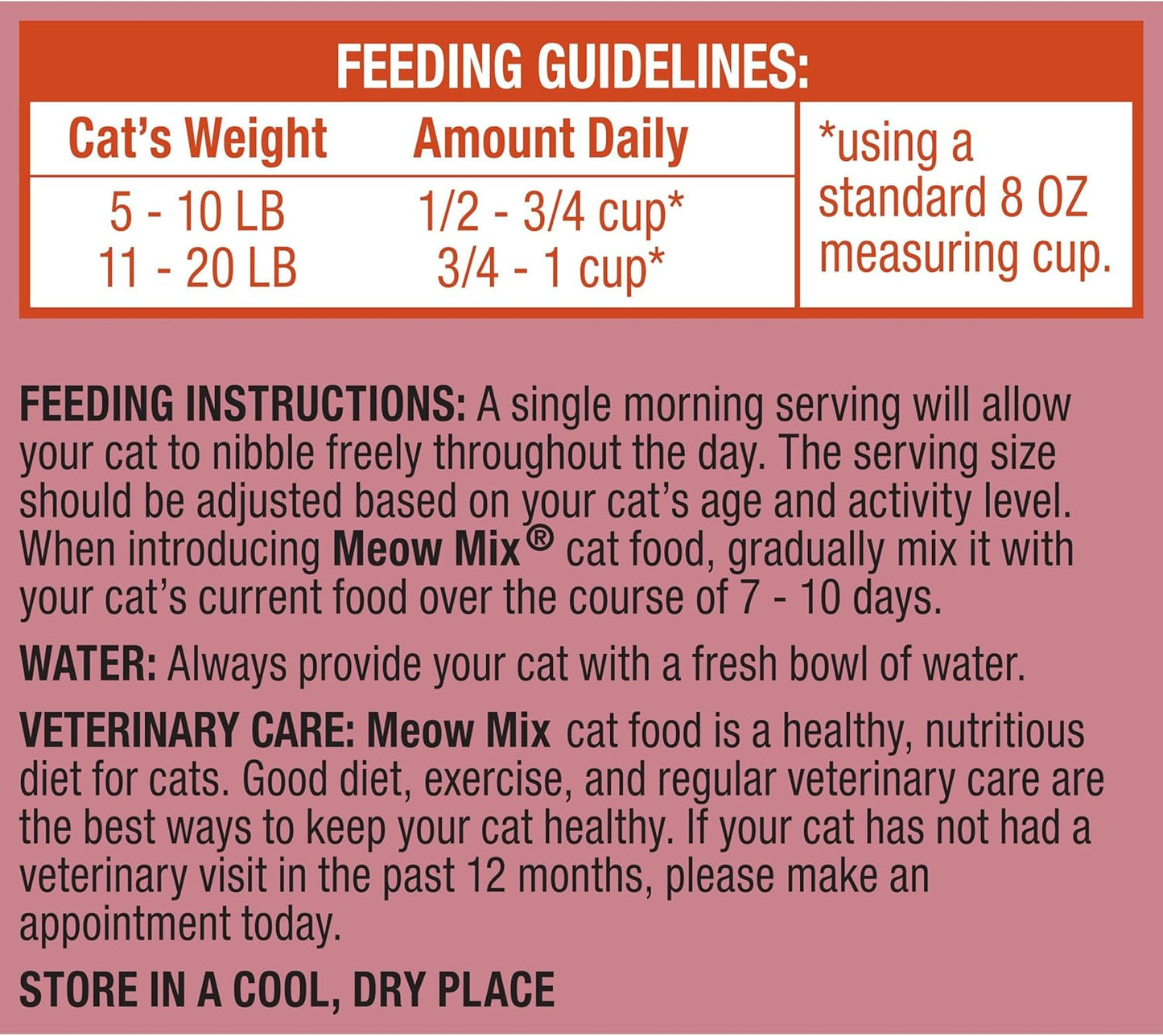 Meow Mix Gravy Bursts Dry Cat Food, Chicken, 3 LB Bag