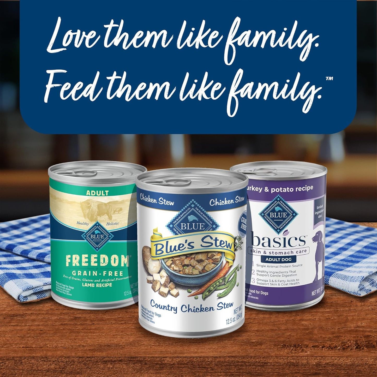 Blue Buffalo Blue's Stew Grain Free Natural Adult Wet Dog Food, Chicken Stew 12.5 oz cans (Pack of 12)