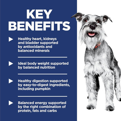 Hill's Science Diet Small & Mini, Senior Adult 7+, Small & Mini Breeds Senior Premium Nutrition, Dry Dog Food, Chicken, Brown Rice, & Barley, 15.5 lb Bag