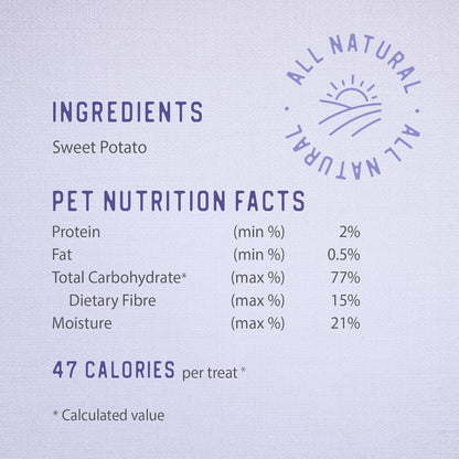 Caledon Farms Sweet Potato Chews for Dogs 9.3 OZ