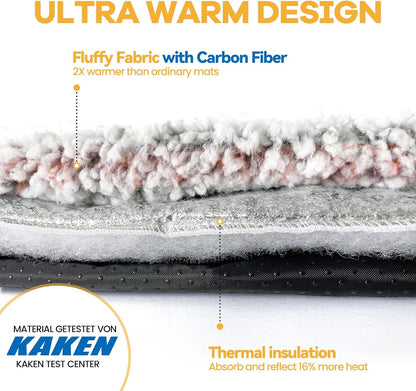 Self Warming Cat Bed Self Heating Cat Dog Mat 29.1 x 18.9 inch Extra Warm Thermal Pet Pad for Indoor Outdoor Pets with Removable Cover Non-Slip Bottom Washable