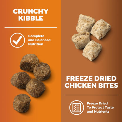 Nature’s Recipe Chicken, Barley & Brown Rice Recipe Dry Dog Food with Freeze Dried Chicken Bites 10.5 lb Bag