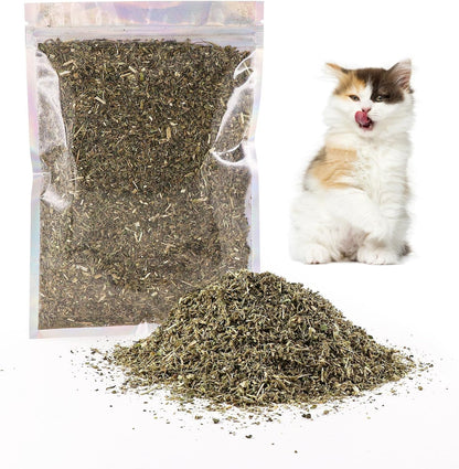 Dried Catnip, Natural Catmint, Used as a Snack or Filling Cat Toy, Delicately Dried and Sealed and Packaged for Easy Preservation