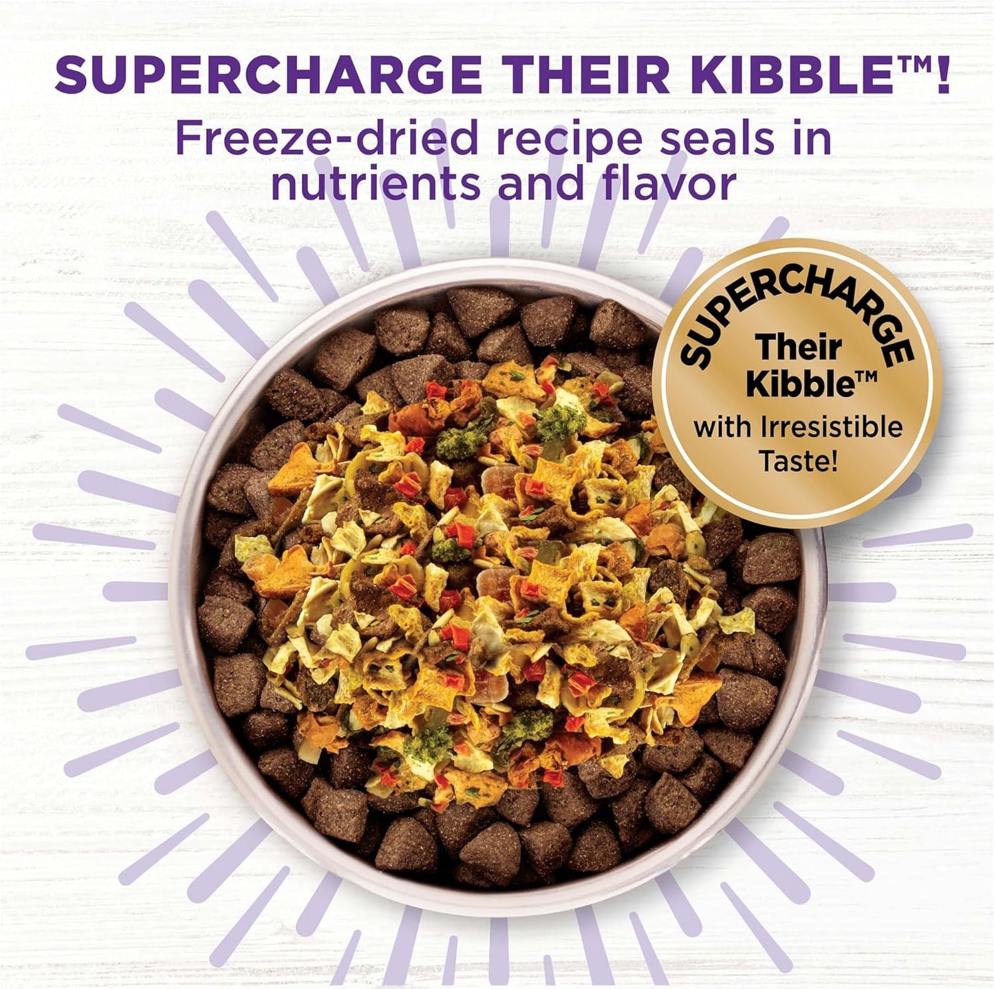 Wellness Bowl Boosters, Dog Food Topper for Small, Medium, & Large Breeds, Grain Free, Natural, Freeze Dried, Digestive Health Chicken, 4 Ounce Bag (Pack of 1)