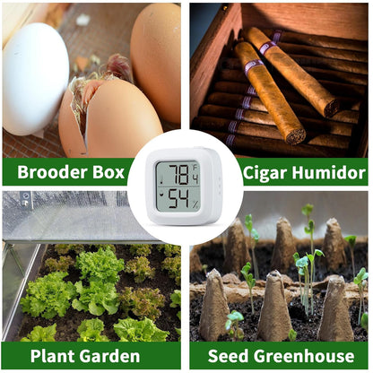 Reptile Thermometer and Hygrometer – Fast Accurate LCD Digital Temp & Humidity Meter for Bearded Dragon Tank Accessories, Lizard, Snake, Turtle, Amphibians, Small Animal Habitat