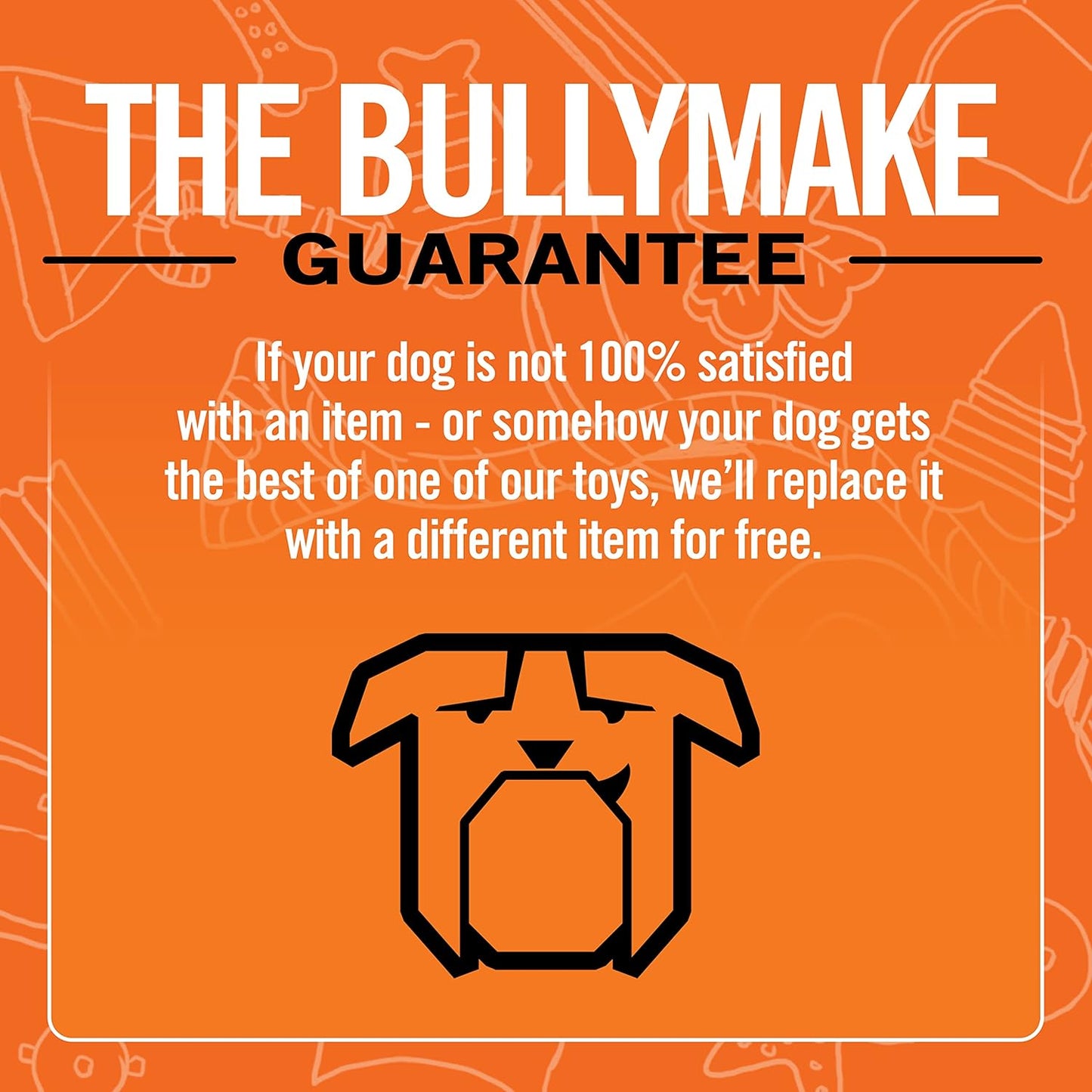 BULLYMAKE Silver Tough Chew Hammer Toy for Dogs, Durable Nylon Dog Toys for Aggressive Chewers, Dental Stimulating, Tough Chew, Boredom Busting, Pet Supplies, Made in USA