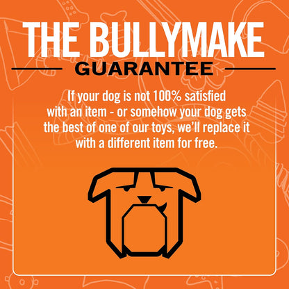BULLYMAKE Silver Tough Chew Hammer Toy for Dogs, Durable Nylon Dog Toys for Aggressive Chewers, Dental Stimulating, Tough Chew, Boredom Busting, Pet Supplies, Made in USA
