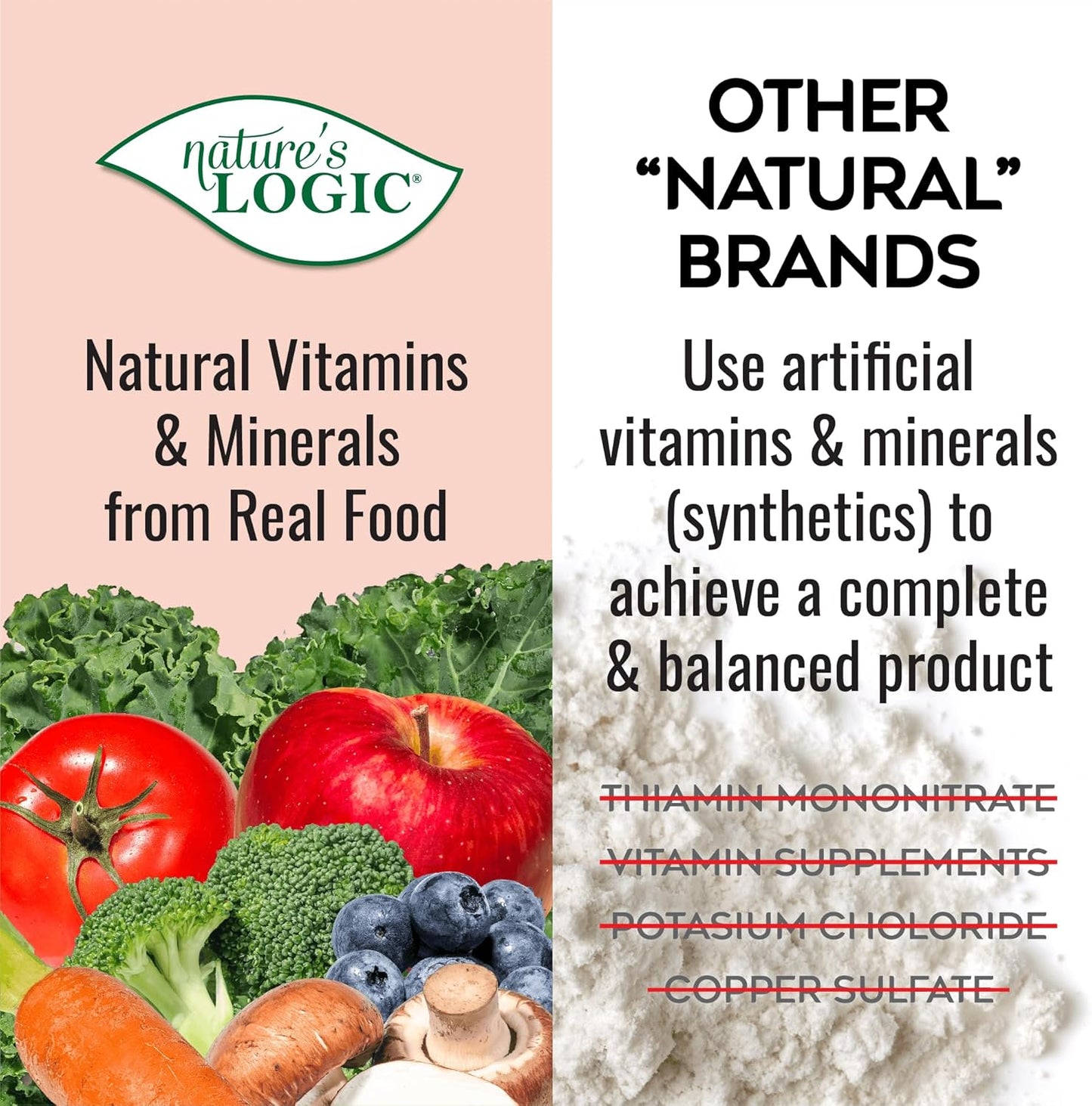 NATURE'S LOGIC Pure Naturals™ 100% Natural Grain-Free Beef Recipe Synthetic-Free Dry Dog Food, 24 lbs