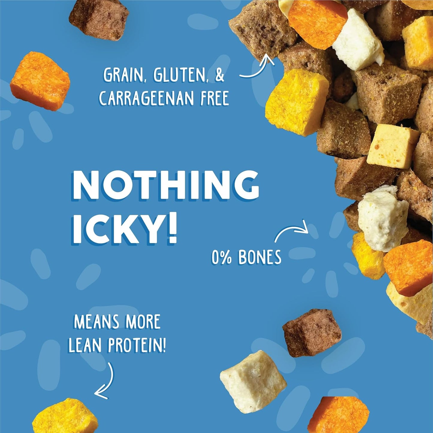 Weruva Dog Freeze Dried, Steak Frites Dinner with Sirloin Tip, Egg, Pumpkin & Sweet Potato, 1oz Bag (Pack of 3)