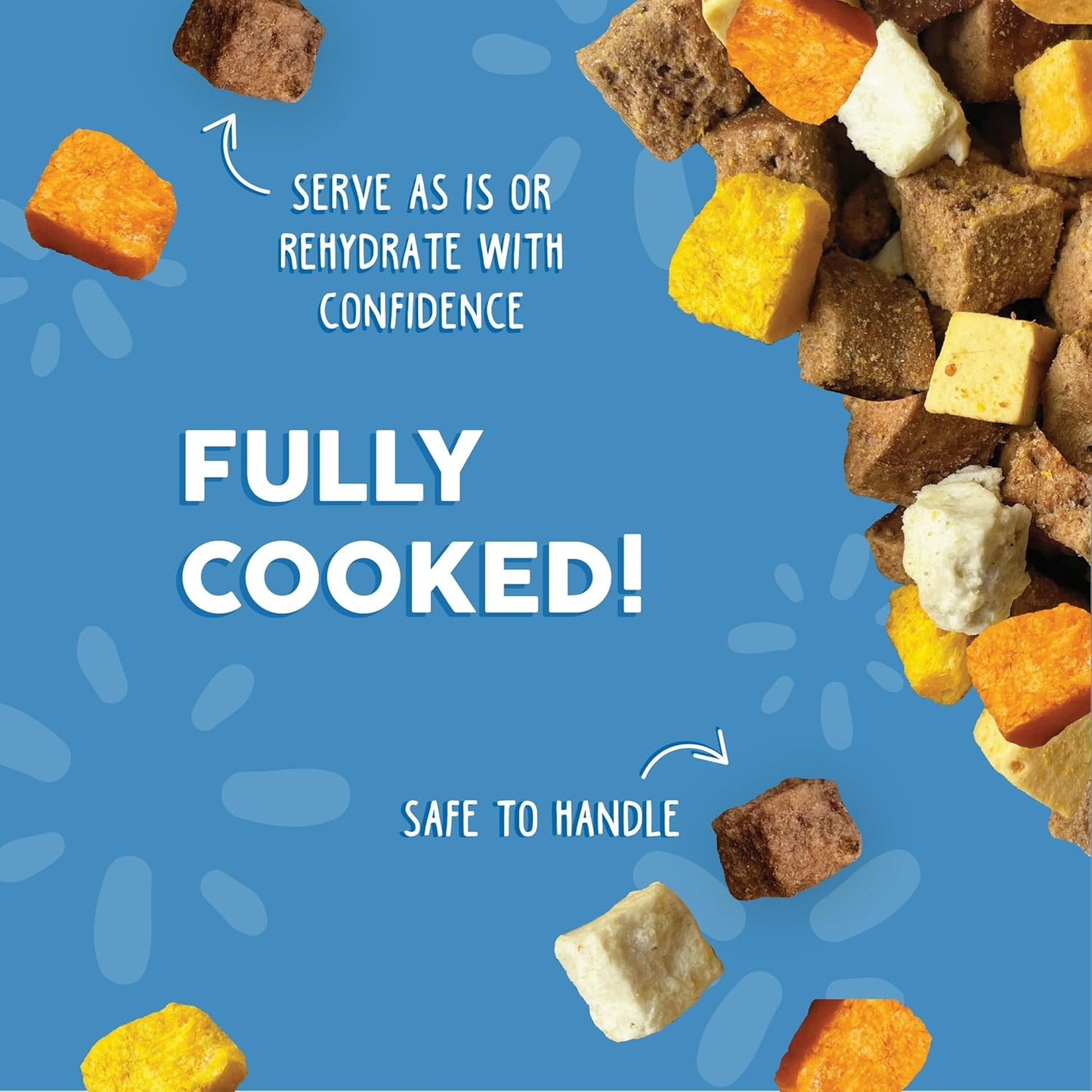 Weruva Dog Freeze Dried, Steak Frites Dinner with Sirloin Tip, Egg, Pumpkin & Sweet Potato, 1oz Bag (Pack of 3)