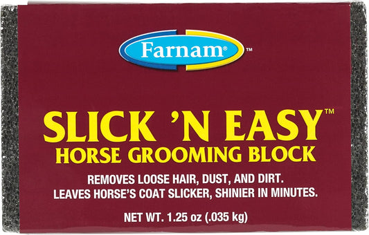 Farnam Slick 'N Easy Horse Grooming Block