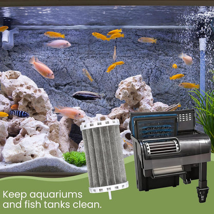 Aquarium Filter Compatible with Marineland Penguin 150/150B Power Filters,Bio-Wheel Assembly PRBW150B,Replacement Fish Tank Filter Parts,2 Pack