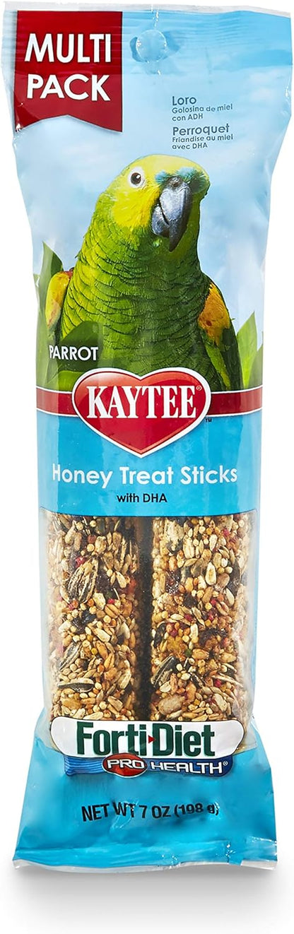 Kaytee Treat Stick Honey Flavor - Parrot 7 oz