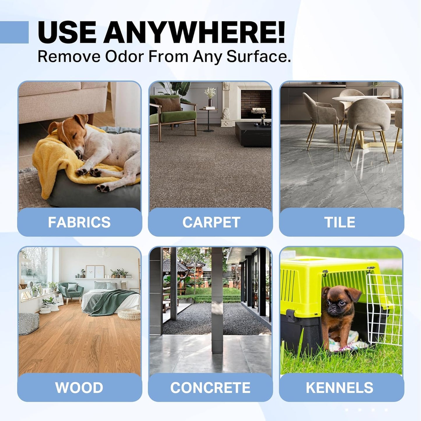 Kennel Odor Eliminator Concentrate – Enzyme Powder for Strong Pet Odor, Urine & Poop – Safe for Kennels, Crates, and Carpets – Makes 86 Gallons – Fragrance Free - Industrial Pet Urine Odor Eliminator.