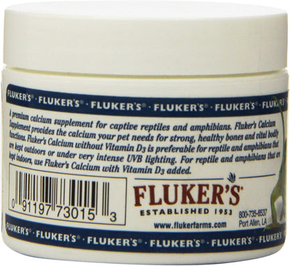 Fluker's Reptile Calcium Supplement Without Vitamin D3, 2 oz