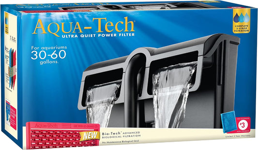 AQUA-TECH Power Aquarium Filter, 30 to 60-Gallon Aquariums, (ML90740-00)