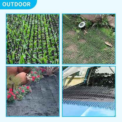 10 Pack 16 x 8 Inch Cat Scat Mat with Spikes, Scat Mat for Cats Cat Deterrent Mat Digging Stopper Repellent Spike Mat