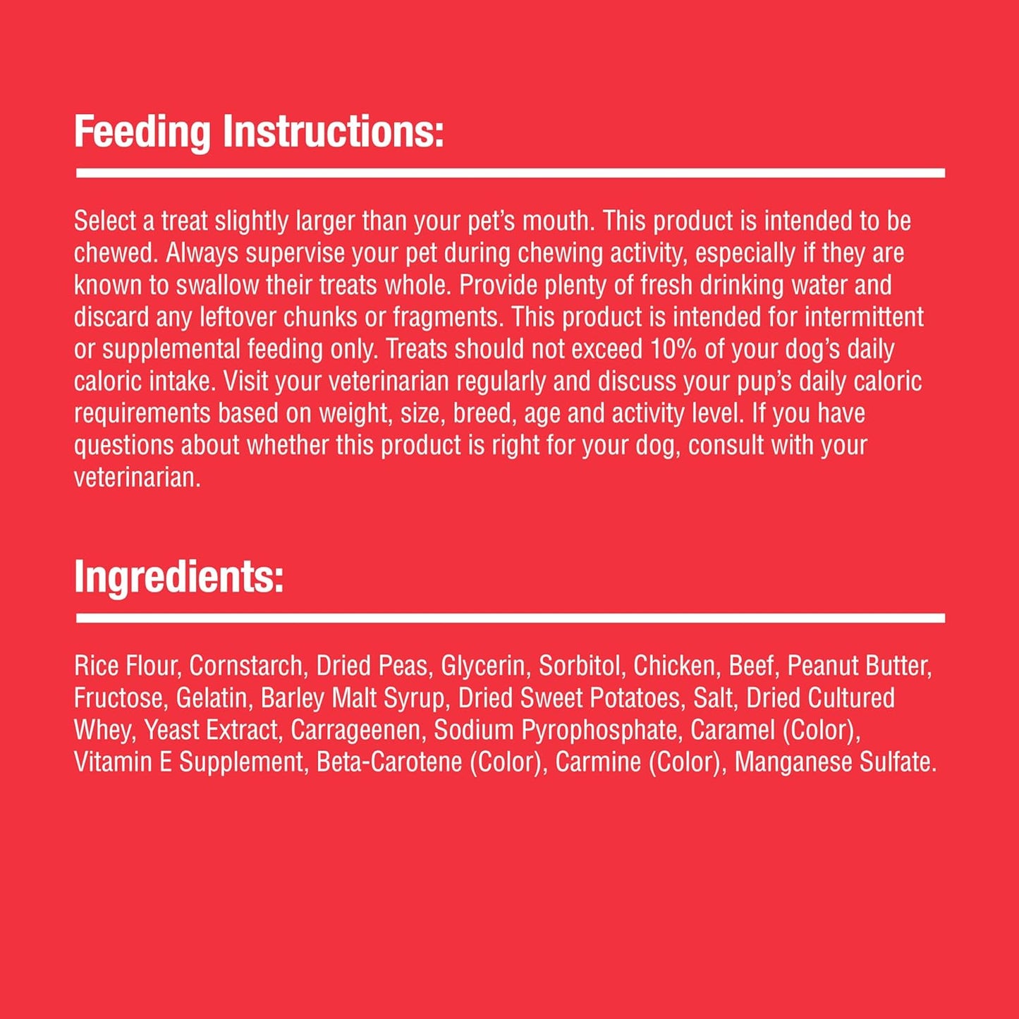 DreamBone Triple Flavor Twisties Chews for Dogs, 25 Count, Treat Your Dog to Rawhide-Free Chews Made with Real Chicken, Beef and Peanut Butter (Pack of 2)