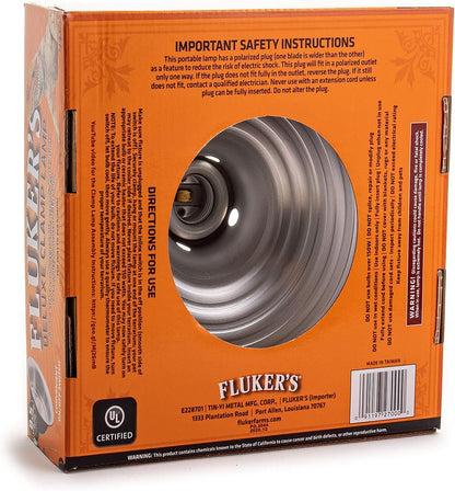 Fluker's Repta-Clamp Lamp, Heavy Duty Clamp Light For Reptile Tanks and Terrariums, UL/CUL Approved, Great for Reptile Basking, 150-Watt Maximum with On/Off Switch, 8.5"