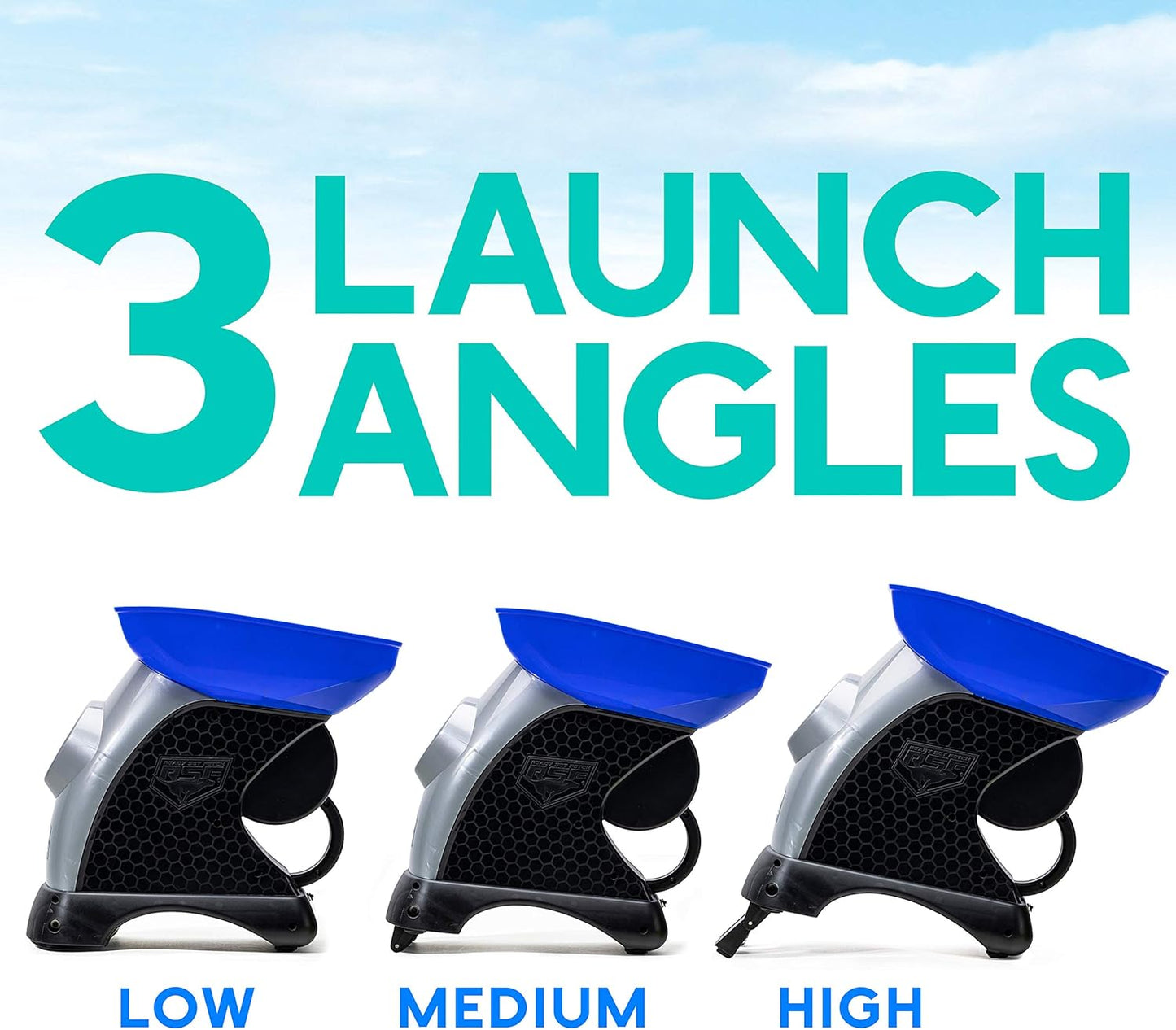 Franklin Pet Supply Co. Ready Set Fetch Automatic Tennis Ball Launcher Dog Toy - Electronic Thrower for Fetch + Playtime - Launches up to 40 Feet - Official Size