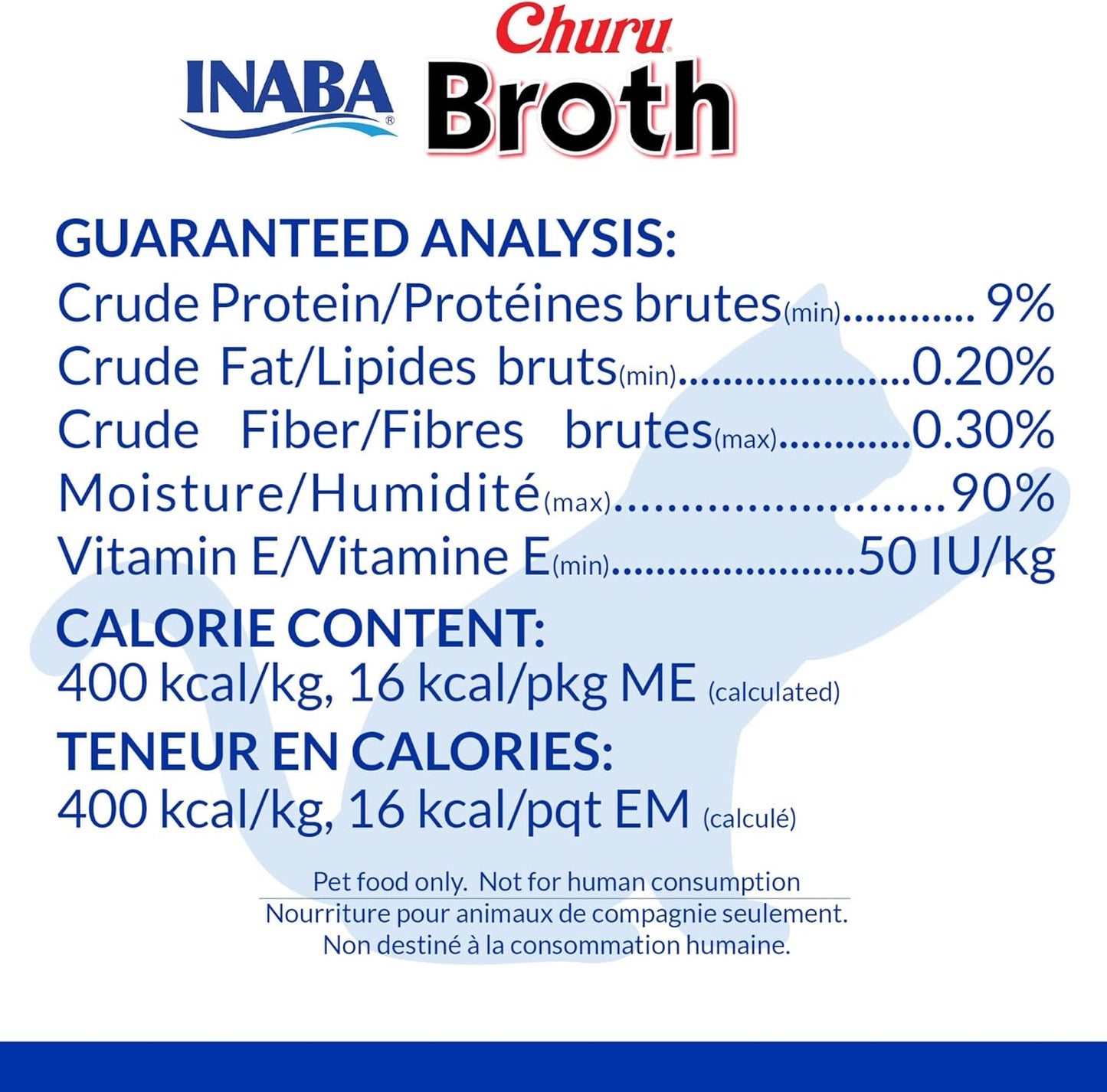 INABA Churu Broth for Cats, Side Dish Pouch, 1.4 Ounces per Pouch, 12 Pouches, Chicken & Seafood Variety