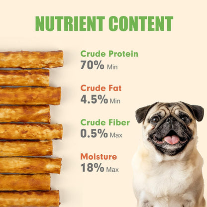 MON2SUN Chicken Collagen Sticks for Dogs, 5 Inch Teeth Cleaning Collagen Chews for Medium Dogs (Chicken Flavored), Healthy Snacks, 21.16oz (30 Count-Pack of 1)