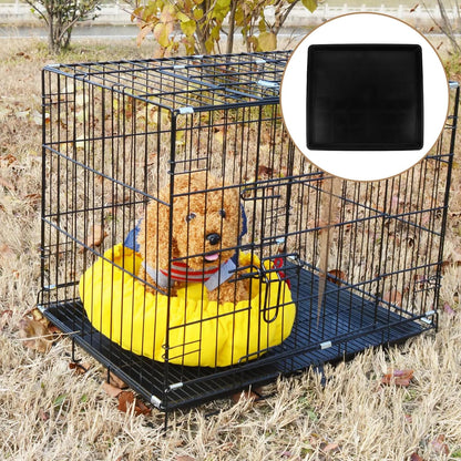 Thick Plastic Pet Cage Tray Replacement Bottom Litter Potty Pan for Small Dog Crate Bunny Parrot Parakeet