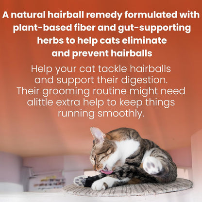 Bio PetActive CatiMalt Plus Hairball Remedy for Cats | All Natural Treats for Relief and Reduce Hair Ball | Kitty & Kitten Furball Control Creamy Gel | Soft Paste – 3.38 oz