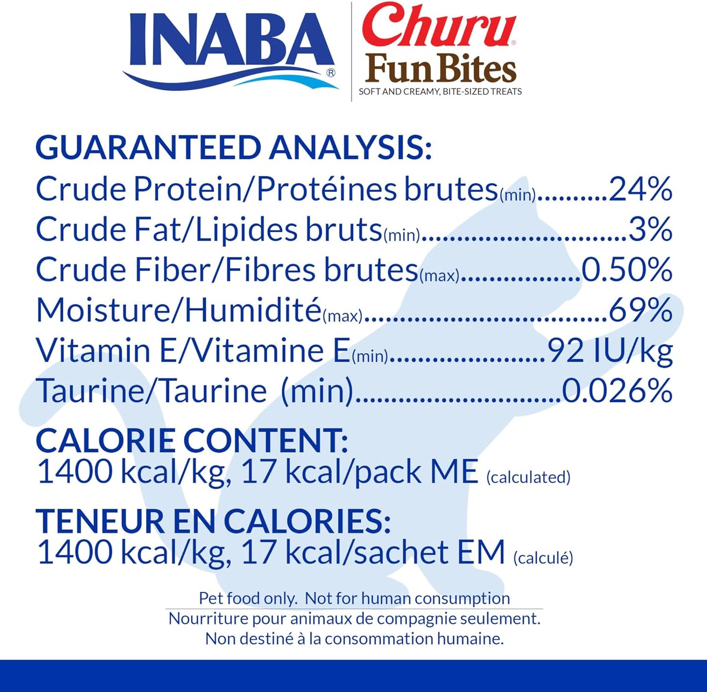 INABA Churu Fun Bites for Cats, Soft & Chewy Cat Treats with Taurine, 0.42 Ounces Each Tetra, 18 Tetras (3 per Bag), Chicken with Pumpkin Recipe