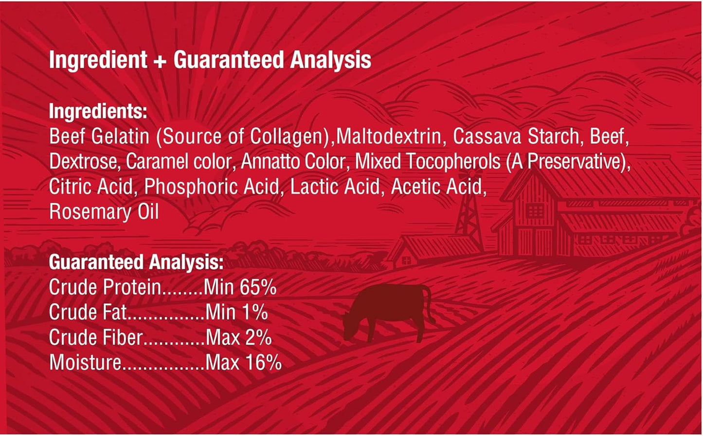 | Healthy Chewers | Natural Collagen and Beef Sticks for Dogs | 100 Count | High Protein and Limited Ingredient Dog Chews