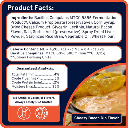 Ultra Easy Pill-Dough Treat Paste Wrap with Probiotics - Forms a Custom Pocket to Hide Pet Medications - Pro Line (6 Pack, Cheese)