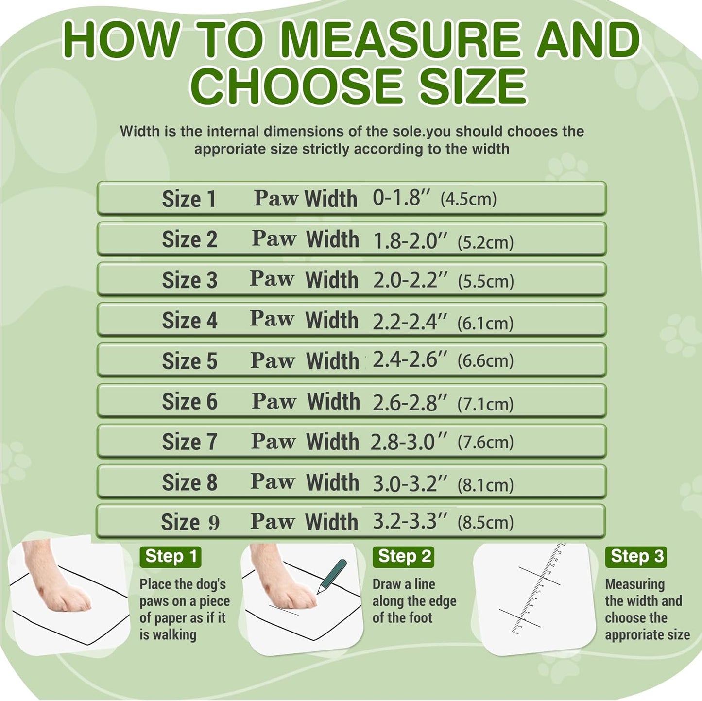 DcOaGt Dog Shoes for Large Dogs, Mesh Breathable Dog Boots & Paw Protectors for Hot Pavement Summer Winter Snow, 360° Anti-Slip Dog Booties for Hiking/Walking,Military Green 4PCS(Size 8)