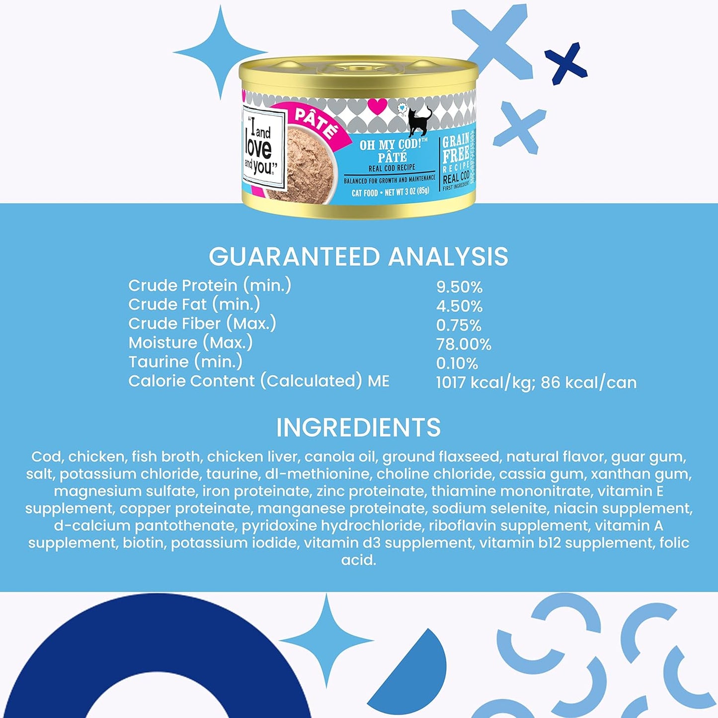 I AND LOVE AND YOU, Cat Food Variety, 3 Ounce, 12 Pack