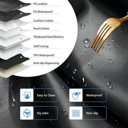 Back Seat Extender for Dogs-Upgraded PU Leather, Hard Bottom Dog Car Seat Cover for Back Seat, Anti-Scratch Backseat Extender for Dogs,Waterproof Dog Hammock for Car, SUV, 420lbs