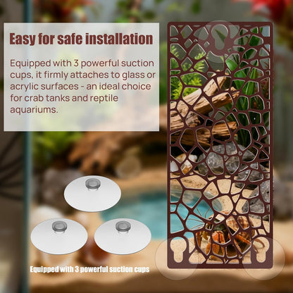 Hermit Crab Ladder Climbing Toy | Hermit Crab Accessories | Hermit Crab Tank Enrichment Decor for Crabs, Lizards, Chameleons, Parrots