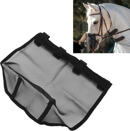 Horse Nose Cover, Breathable Teslin Fly Mask for Horses Face and Nose Protect, Comfortable Elastic Nose Net for Riding, Training and Competitions
