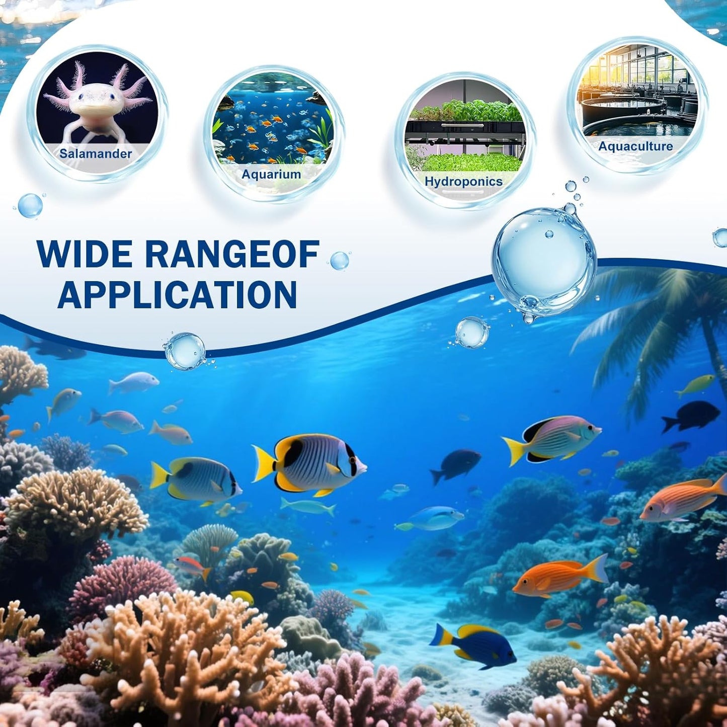 Aquarium Chiller 79 GAL - Water Chiller for Aquarium 1/3 HP Energy Efficient Fish Tank Water Chiller for Axolotl, Coral, Jellyfish, Freshwater & Saltwater Quiet Cold Plunge Chiller 300L