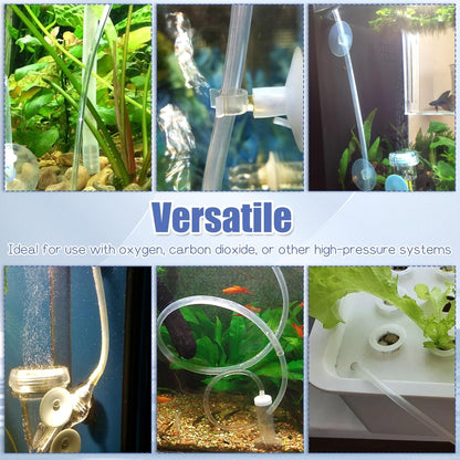 Aquarium Airline Tubing 9.8 Feet Standard 3/16" Air Hose for Fish Tank Air Pump Flexible Fish Tank Airline Tubing Aquarium Tubings Hose for Aquariums Garden Terrarium Pond