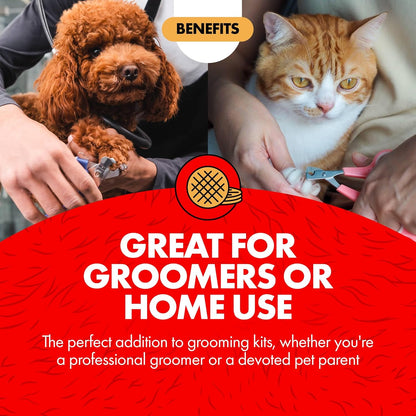 Miracle Care Kwik Stop Styptic Powder for Dogs, Cats and Birds, 0.5 Ounce, Fast Acting Blood Stop Powder with Pain Relieving Benzocaine