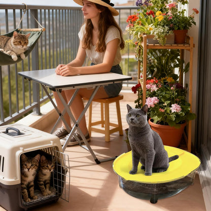 Cat Box for Indoor Cats – Anti-Splash Odor Control Semi-Closed – Waterproof Pet Toilet Tray, for Outdoor Indoor Home Apartment Small and Medium Pets