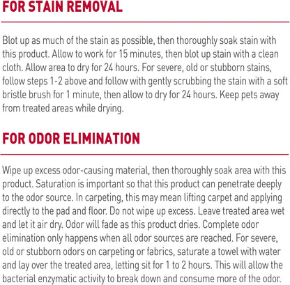 Nature’s Miracle Advanced Stain and Odor Eliminator Foam Cat 17.5 Ounces, for Severe Cat Messes, Aerosol