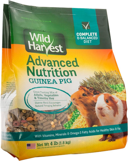 Wild Harvest Advanced Nutrition Guinea Pig, 4 Pounds, Complete And Balanced Diet