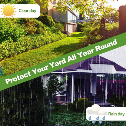 Cat Repellent Outdoor to Keep Cats Away, Natural Peppermint Oil Cat Deterrent Outdoor and Indoor, Keep Cats Out of Yard Permanently, Protect Your Yard and Furniture (Green)