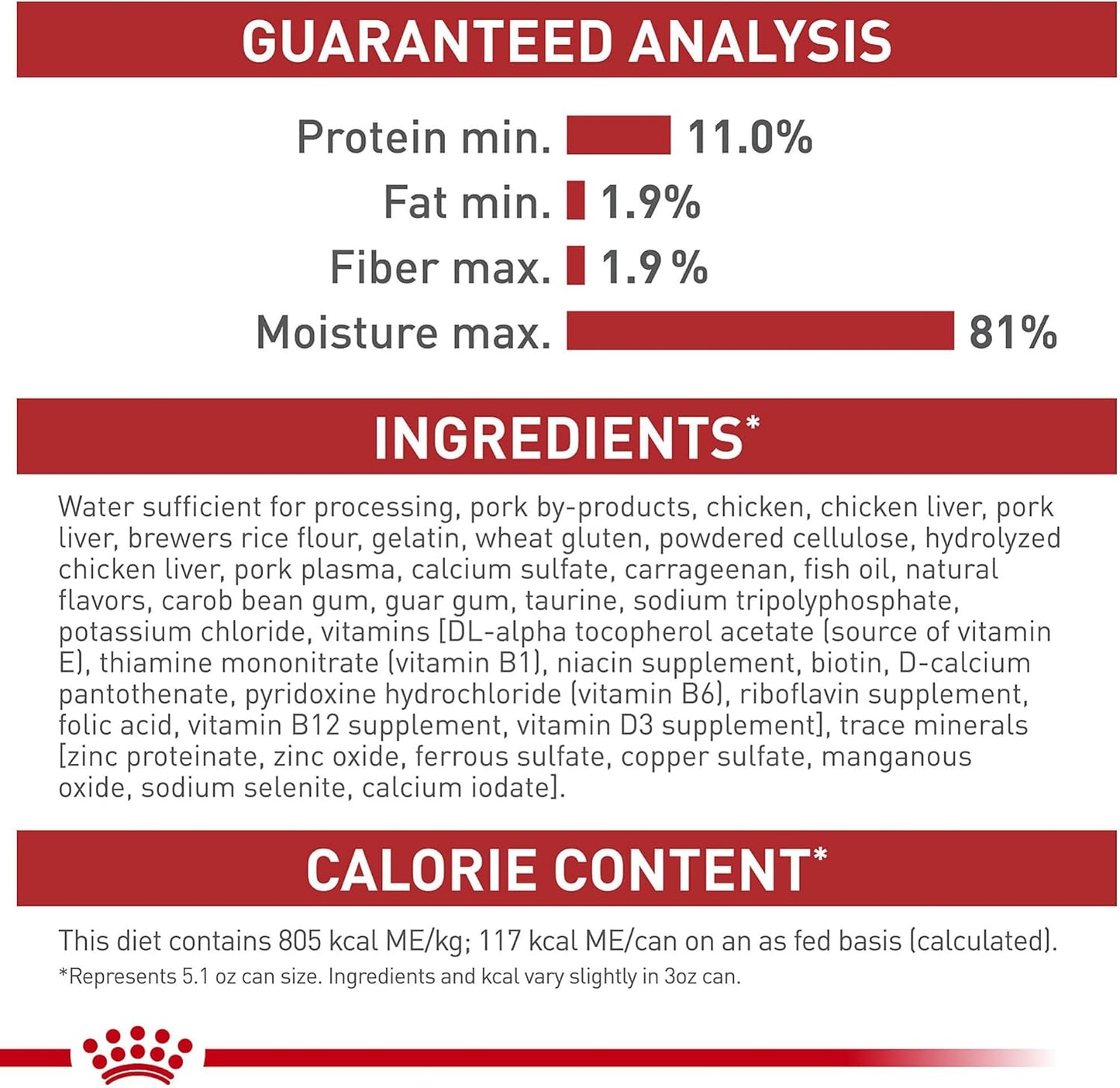 Royal Canin Feline Health Nutrition Adult Instinctive Adult Loaf in Sauce Cat Food, 3 oz (Pack of 24)